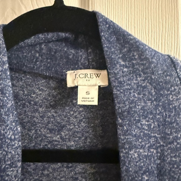J. Crew Navy Open Front Cardigan - Picture 2 of 3
